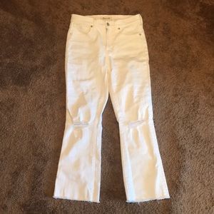 Madewell White Jeans